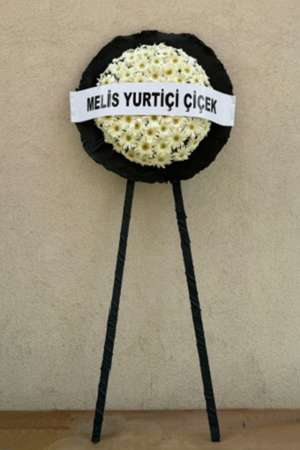 Siyah Grafonlu Cenaze Çelenk Serisi 2