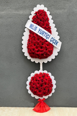 Çiftli Kırmızı Ayaklı Sepet