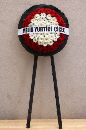 Siyah Grafonlu Cenaze Çelenk Serisi 1